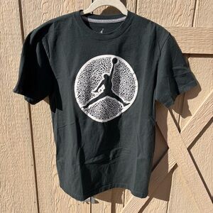 Air Jordan Flight Club T-Shirt Men M Green Short Sleeve Casual Basketball Sport